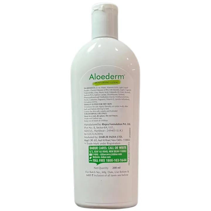 Aloederm Moisturising Lotion 200ml product image