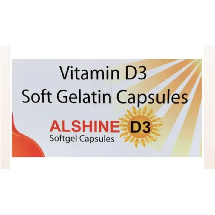 Alshine D3 Softgel Capsule product image