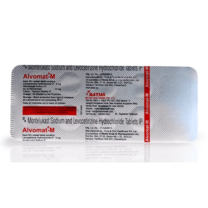 Alvomat M 5mg/10mg Tablet product image