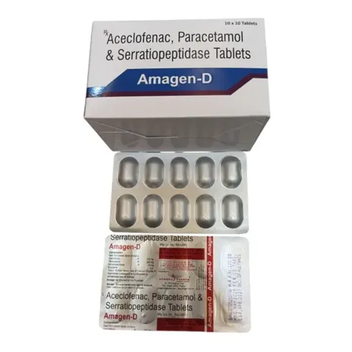 Amagen D 100mg/325mg/15mg Tablet product image