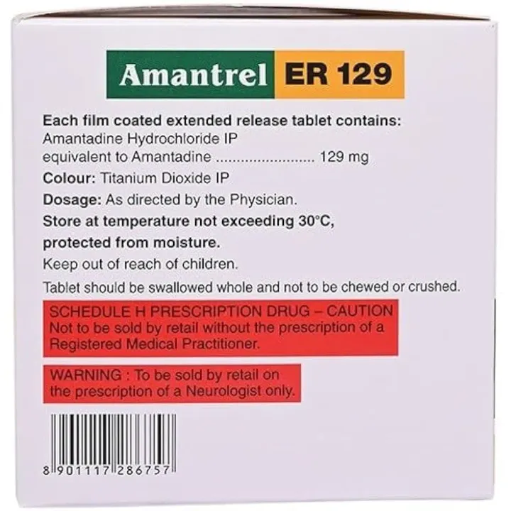 Amantrel 129mg Tablet product image