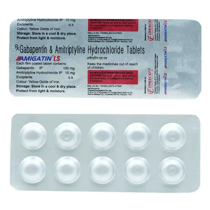 Amigatin Ls 100mg/10mg Tablet product image