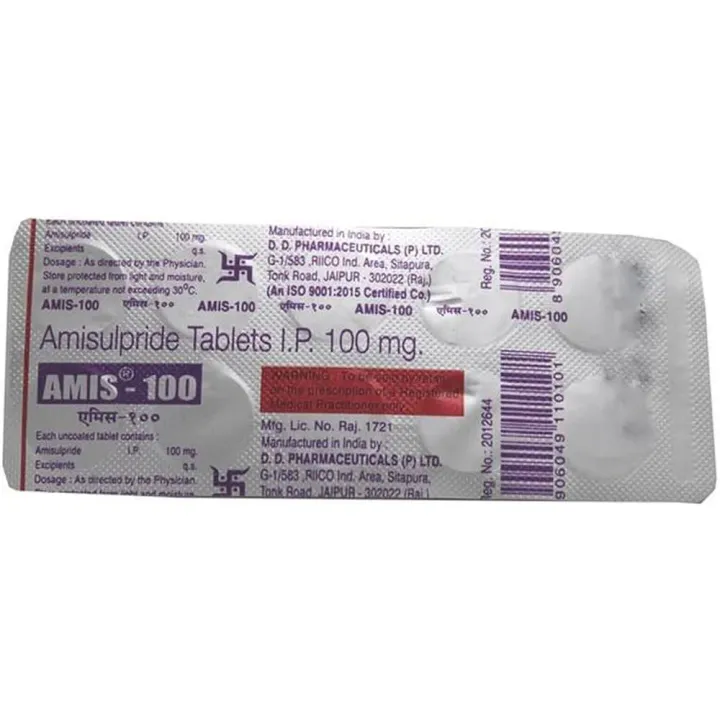 Amis 100mg Tablet product image
