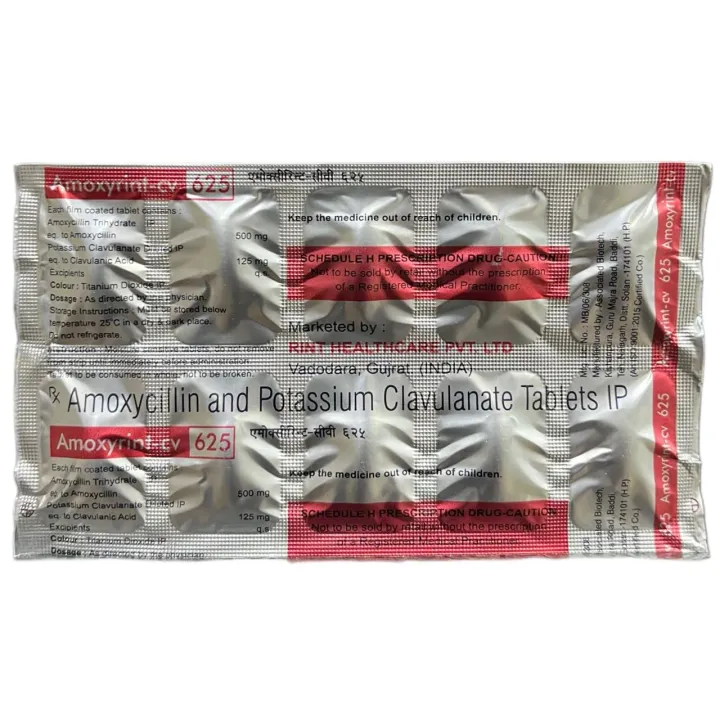 Amoxyrint Cv 625 Tablet product image