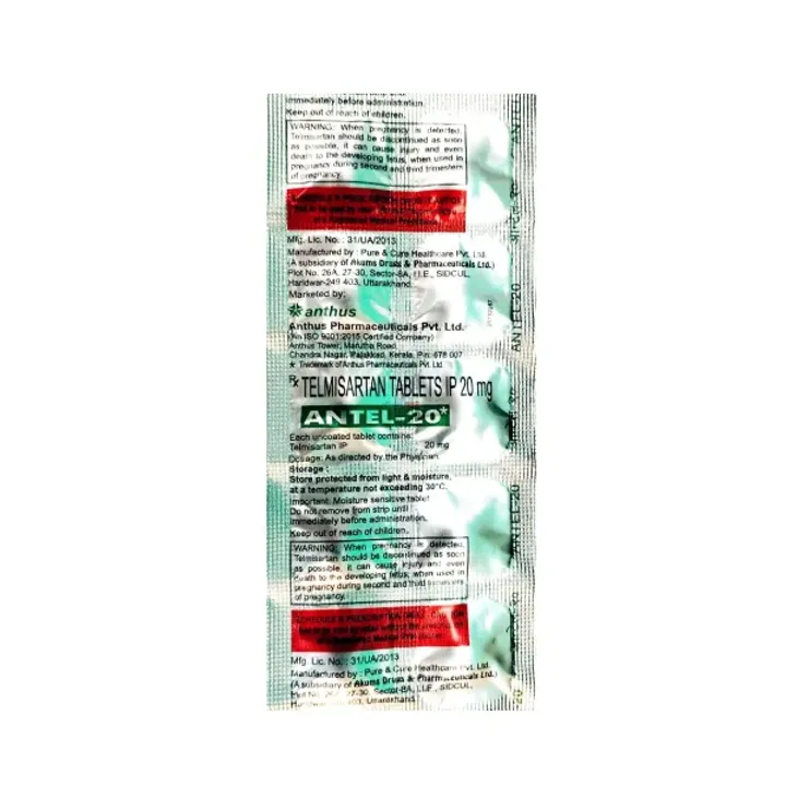 Antel 20mg Tablet product image