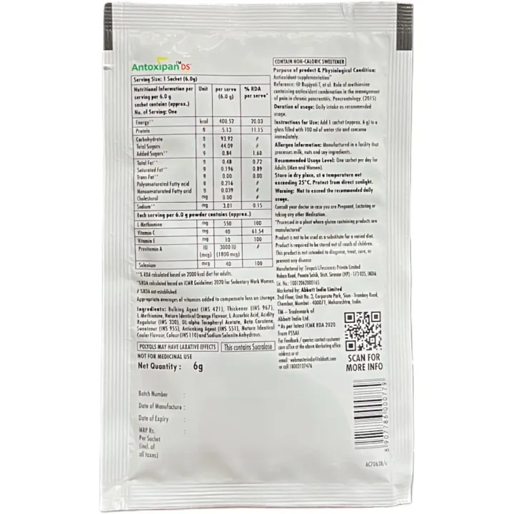 Antoxipan Ds Sachet 6gm product image