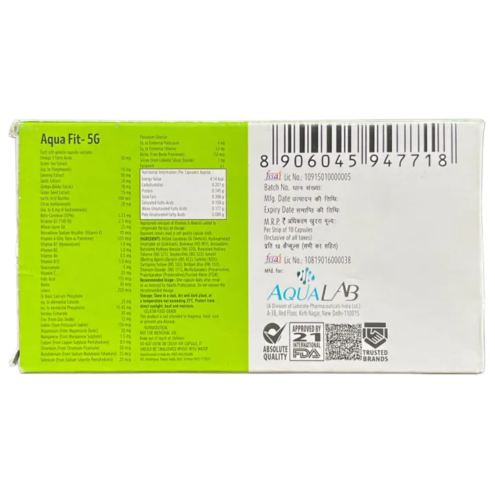 Aqua Fit 5g Capsule product image