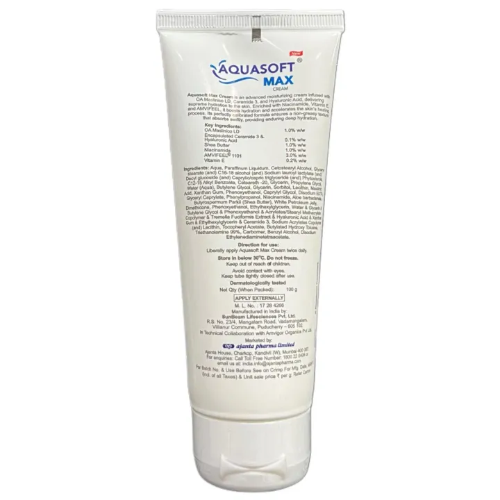 Aquasoft Max Cream 100gm product image