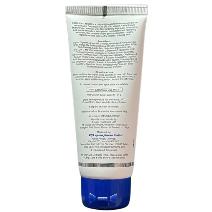 Aquasoft Night Cream 50gm product image