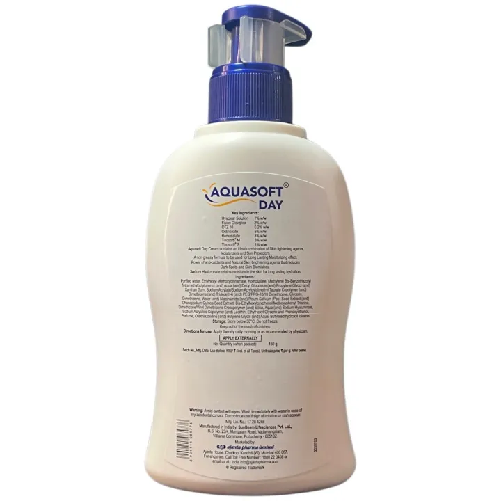 Aquasoft Spf 50 Day Cream 150gm product image