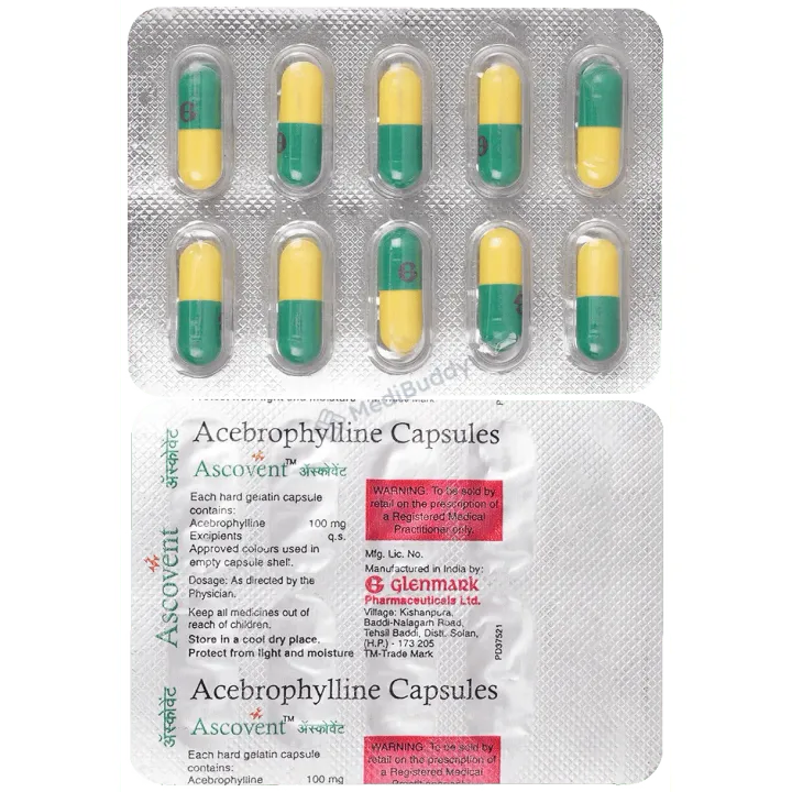 Ascovent 100mg Capsule product image