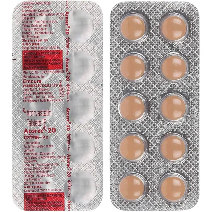 Atorec 20 Tablet product image