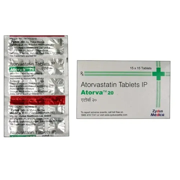 Atrovas 20mg Tablet product image