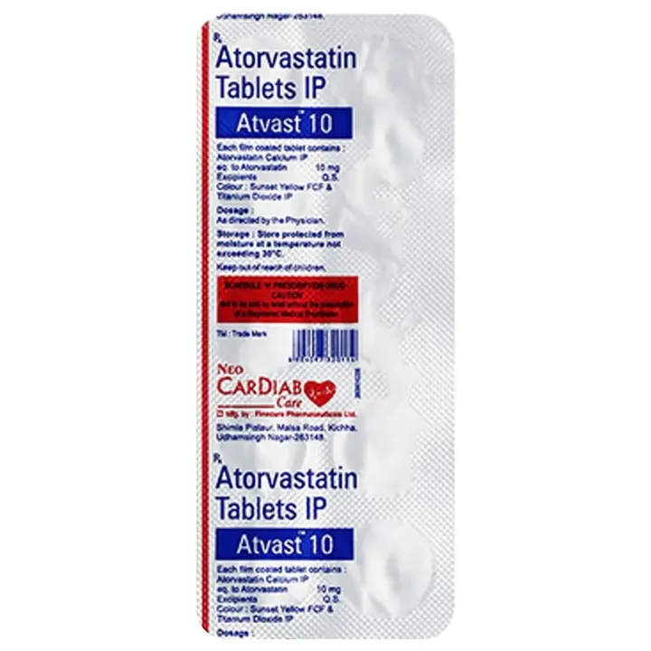 Atvast 10mg Tablet product image