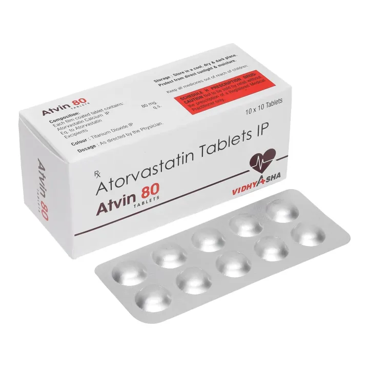 Atvin 80mg Tablet product image