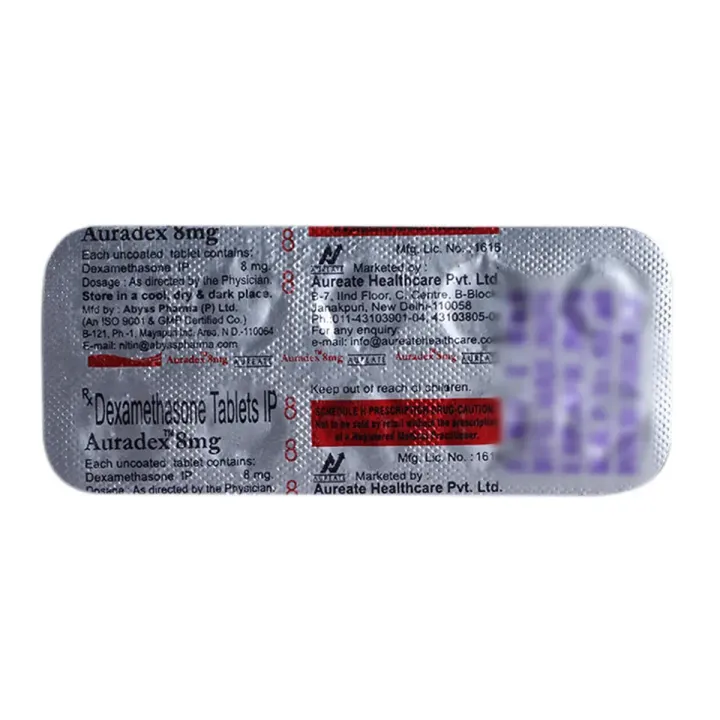 Auradex 8mg Tablet product image