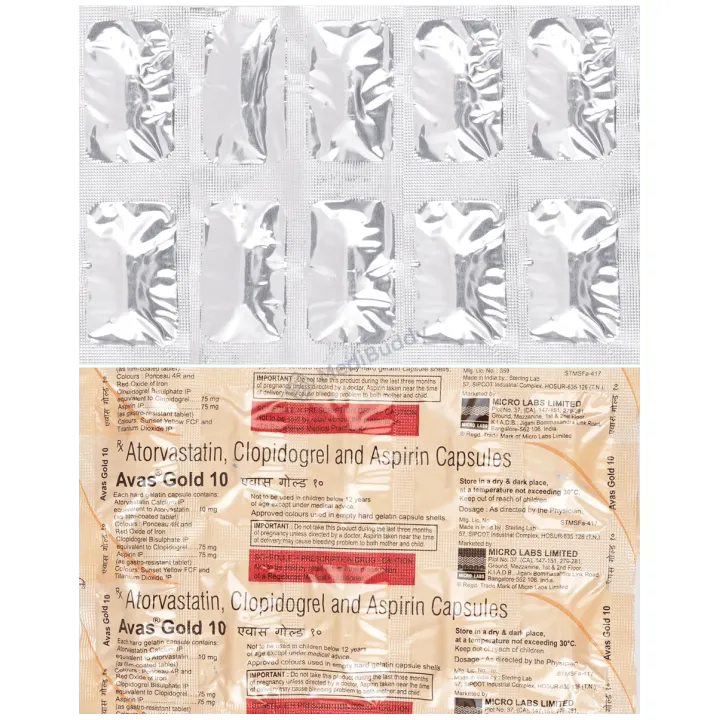 Avas Gold 75mg/10mg/75mg Capsule product image