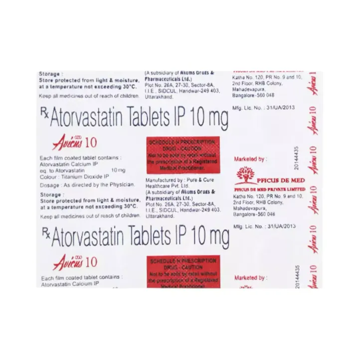Avicus 10mg Tablet product image