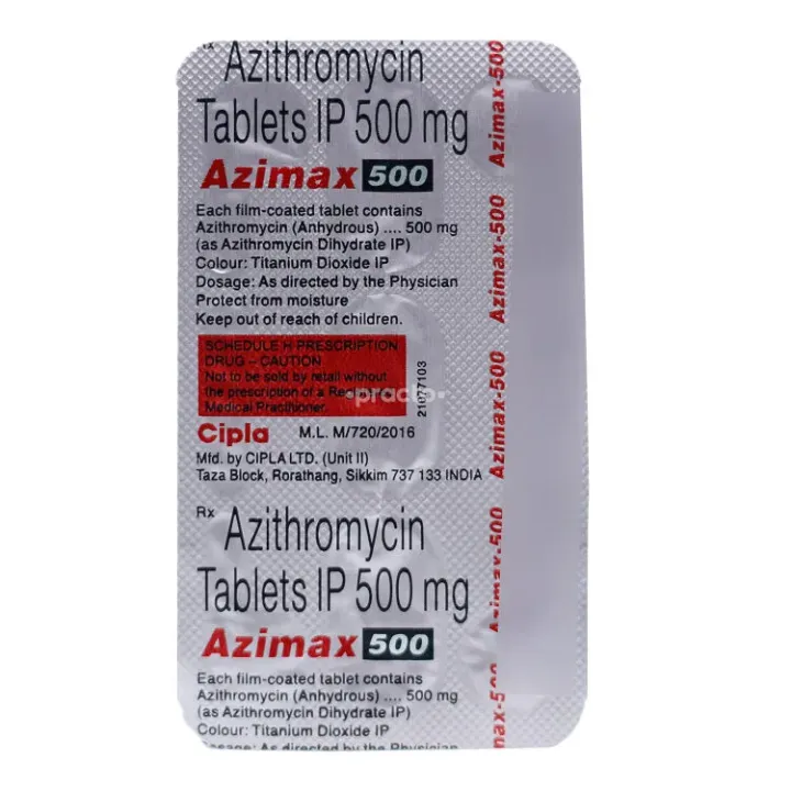 Azimix 500mg Tablet product image