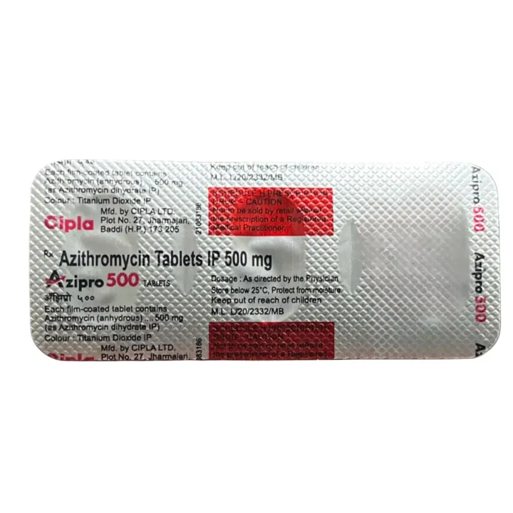 Azipro 500 Tablet product image