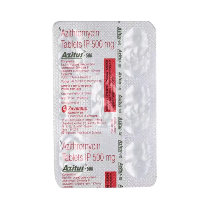Azitus 500 Tablet product image