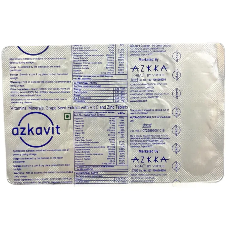 Azkavit Tablet product image