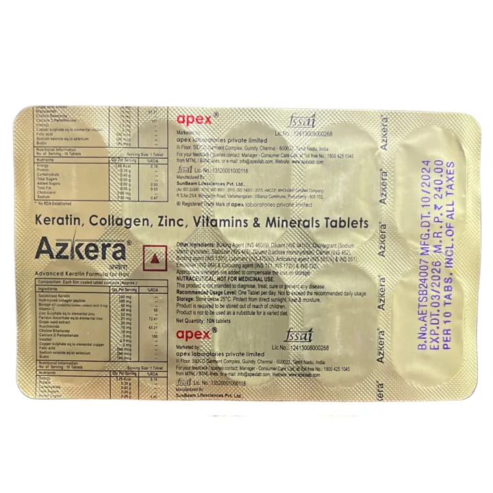 Azkera Tablet product image