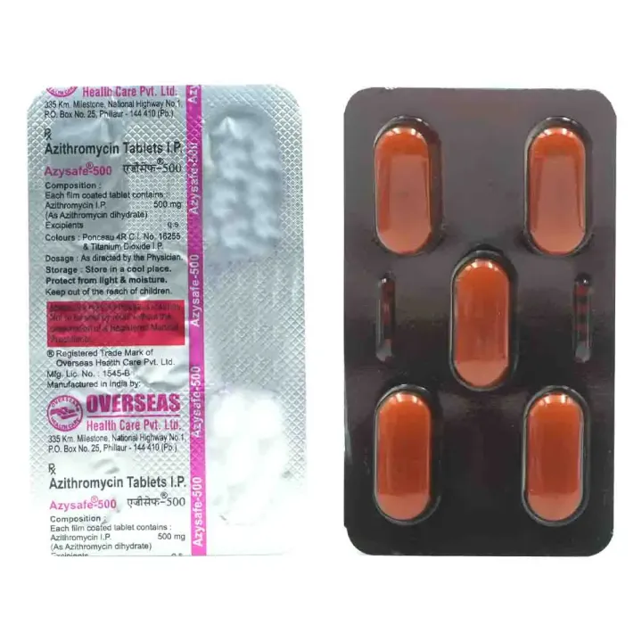 Azysafe 500mg Tablet product image
