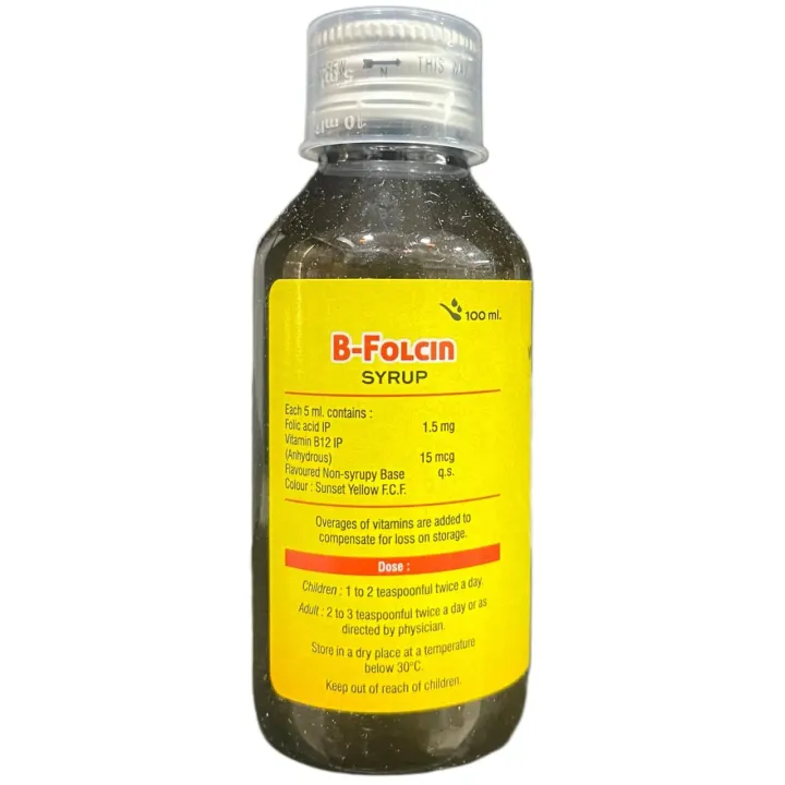 B Folcin Syrup Mango Flavour 100ml product image