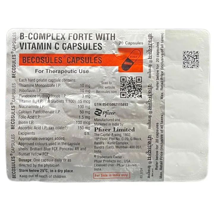 Becosules Capsule product image