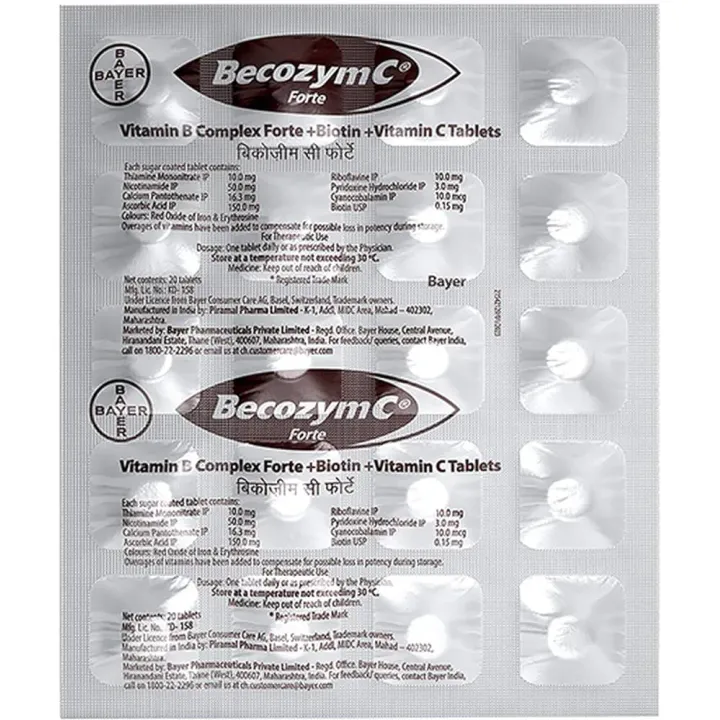 Becozym C Forte Tablet product image