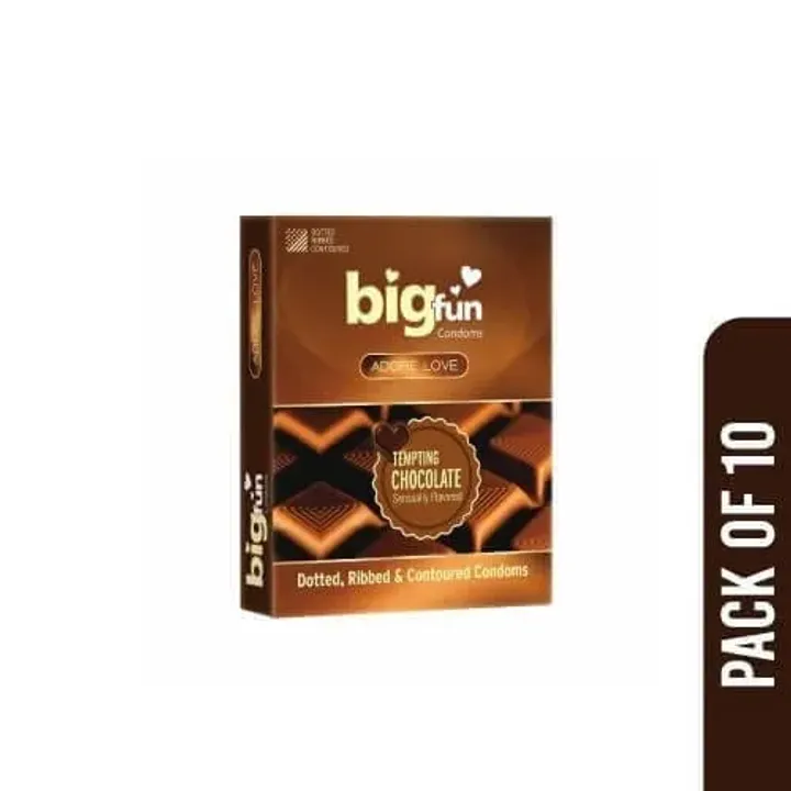 Bigfun Chocolate Flavored Dotted & Lubricated C... product image