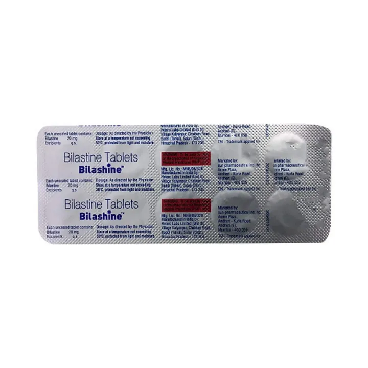 Bilashine 20 Tablet product image
