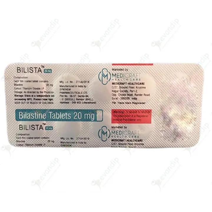 Bilista 20 Tablet product image