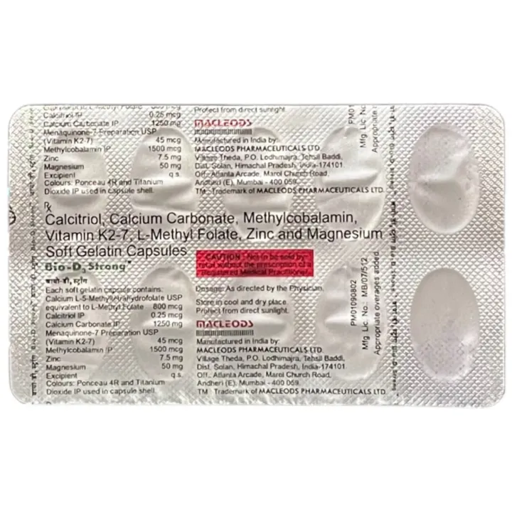 Bio D3 Strong Capsules product image