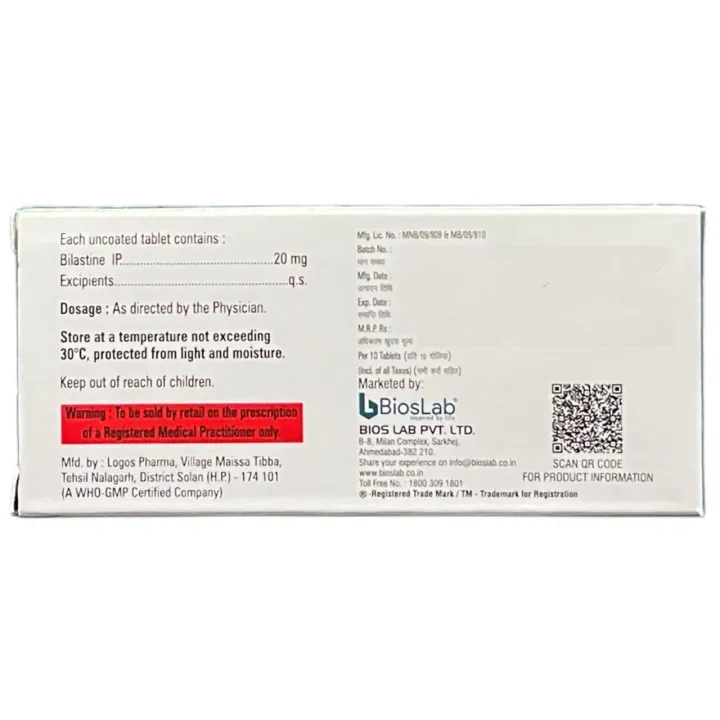 Biobil 20 Tablet product image