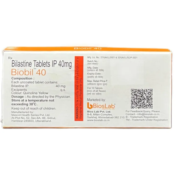 Biobil 40 Tablet product image