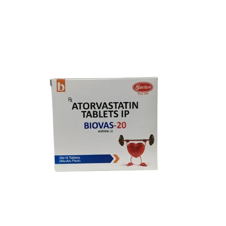 Biovas 20 Mg Tablet product image