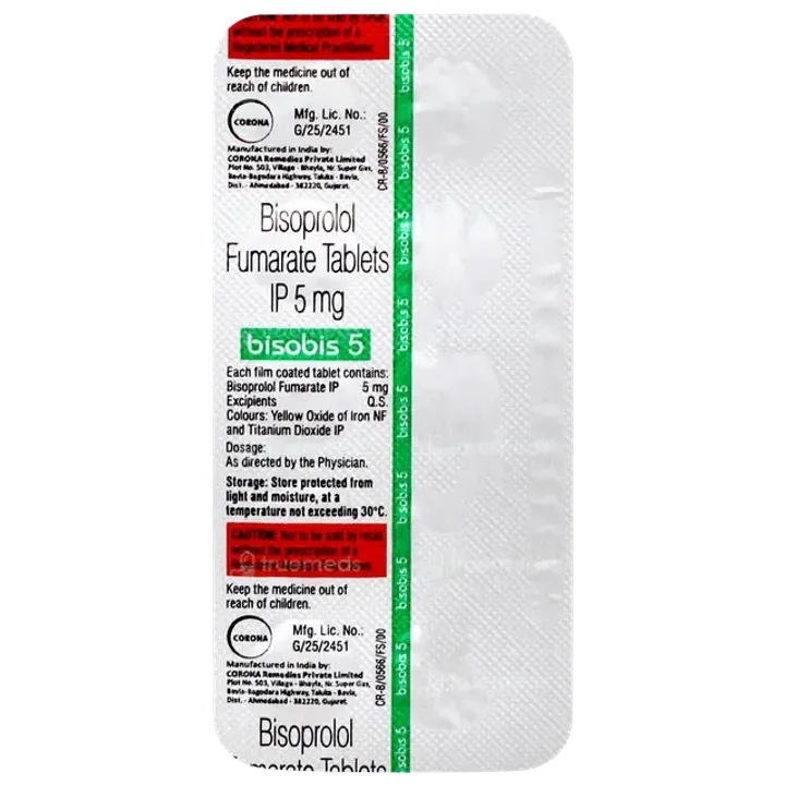 Bisobis A 5mg Tablet product image