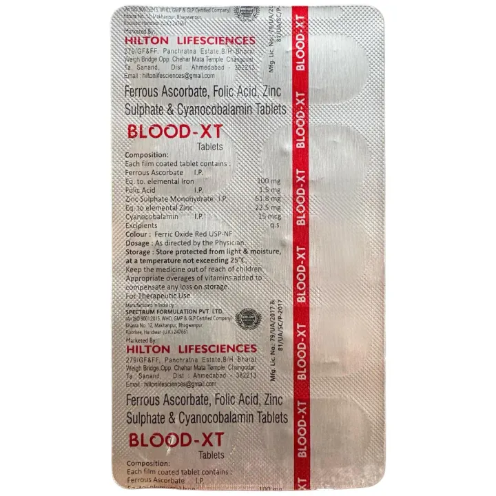 Blood Xt Tablet product image