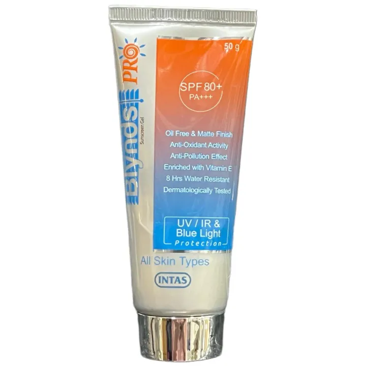 Blynds Pro Spf 80 Sunscreen Gel 50gm product image