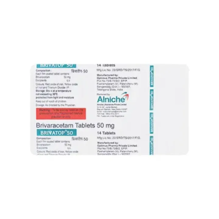 Brivatop 50 Tablet product image