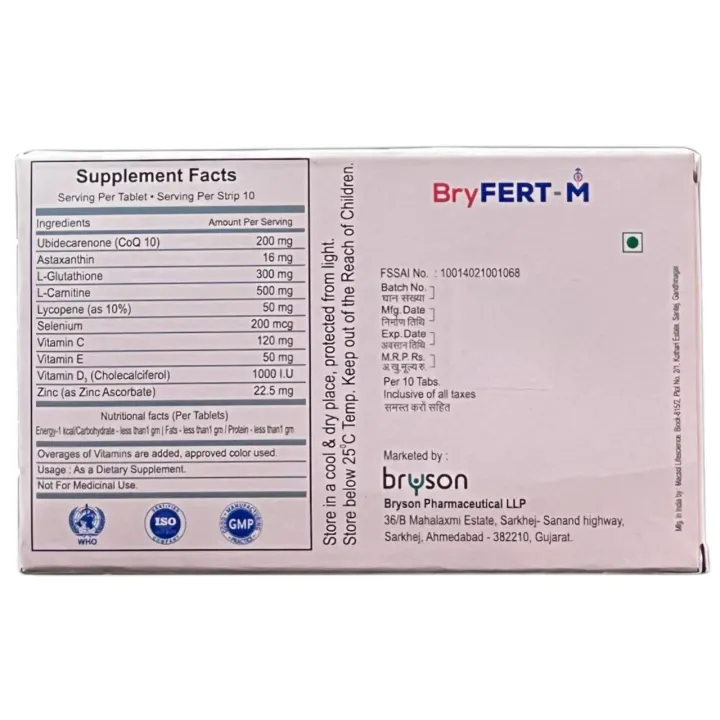 Bryfert M Tablet product image