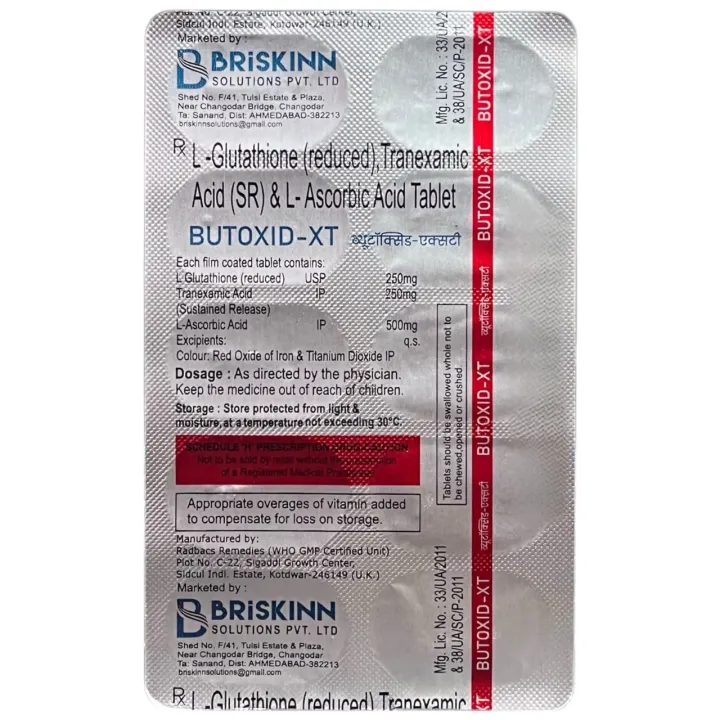 Butoxid Xt Tablet product image