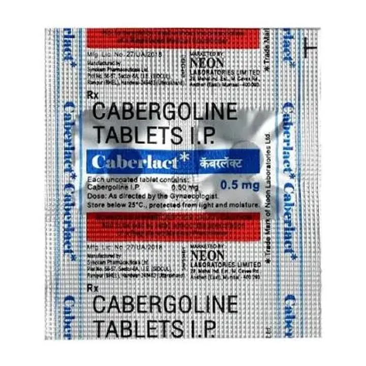 Caberlact 0.5mg Tablet product image