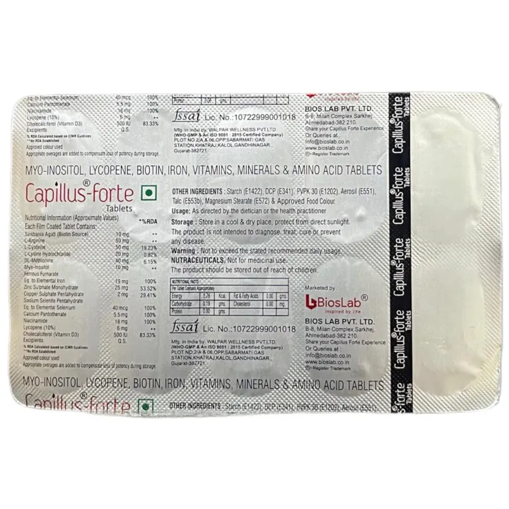 Capillus Forte Tablet product image