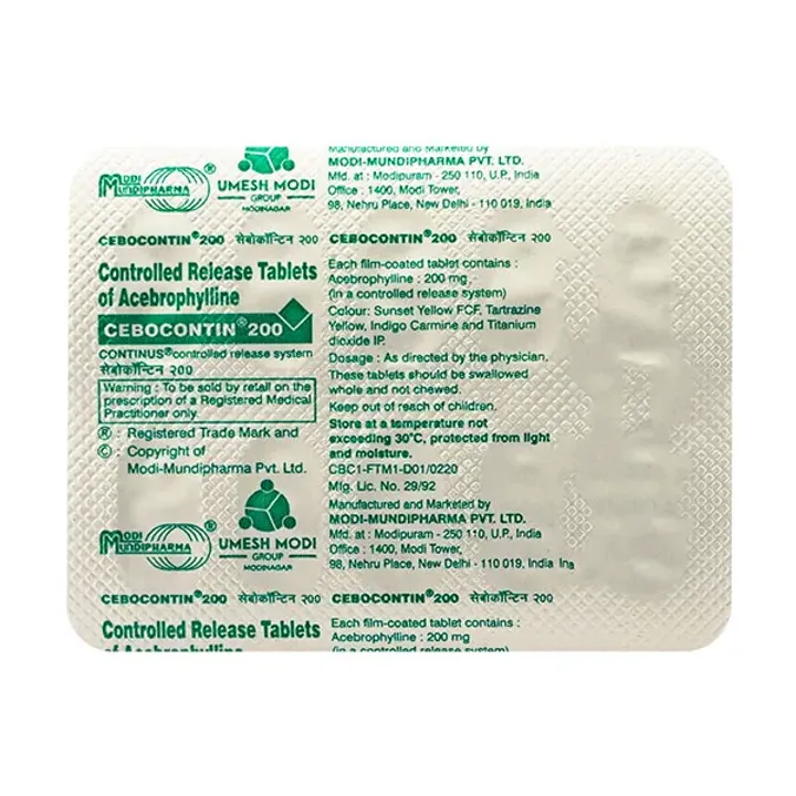 Cebocontin 200 Tablet product image