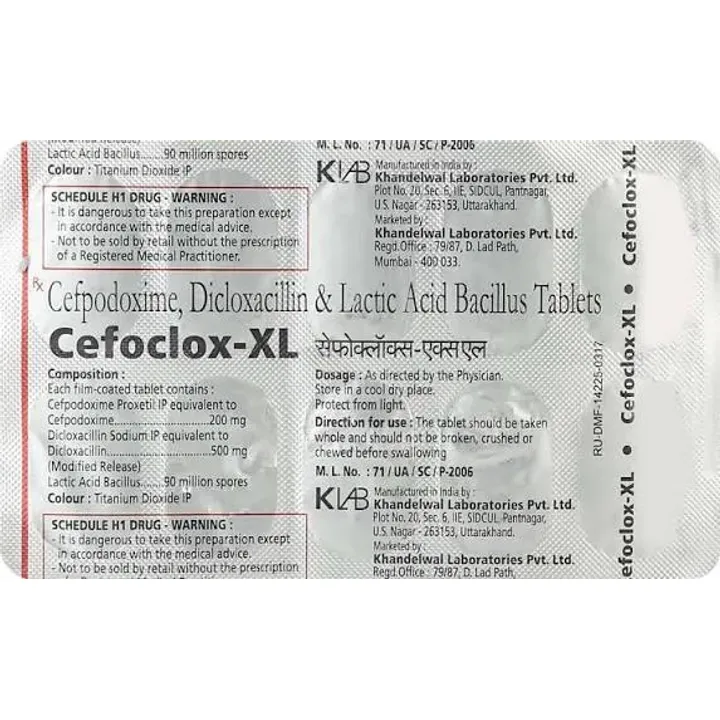 Cefoclox Xl Tablet product image