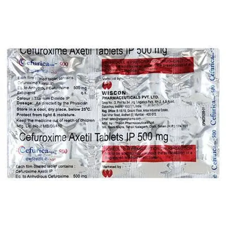 Cefurica 500 Mg Tablet product image