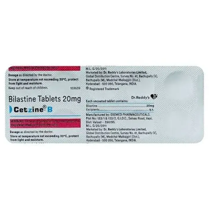 Cetzine B 20mg Tablet product image